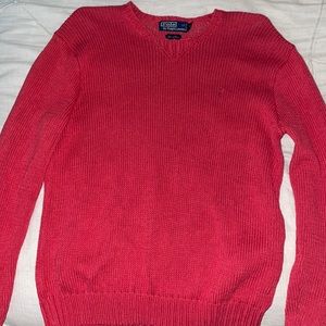 Polo Ralph Lauren Red Knit Sweater